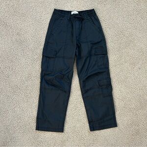 Abercrombie kids boys NWT black cargo pants size 9/10